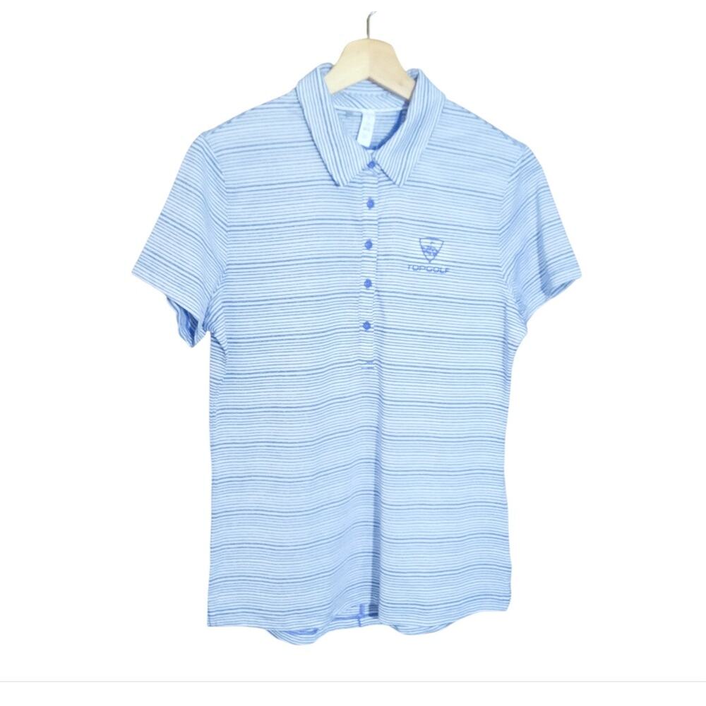 Under Armour Womens Top Golf Heat Gear Collared Fitted Polo Size Large NWT
